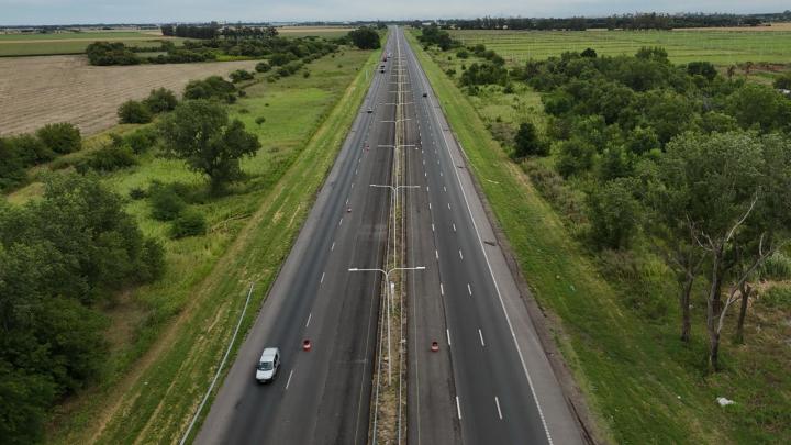 Autopista Rosario-Santa Fe: el Gobierno Provincial ya completó la construcción de los tres carriles en la mano hacia Rosario