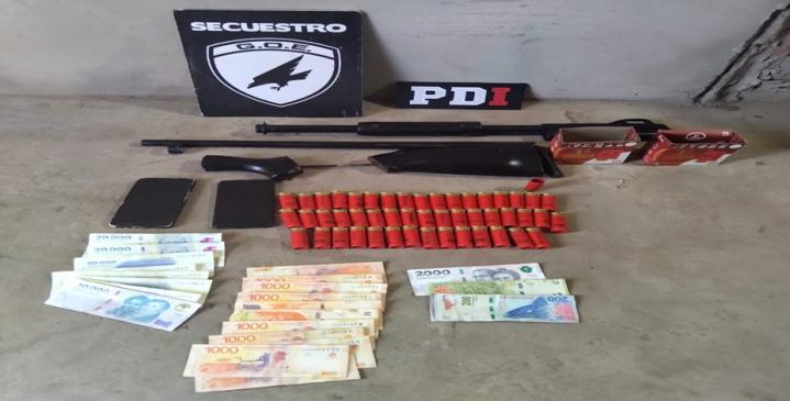 La PDI realizó cinco allanamientos por microtráfico y detuvo a dos hombres en Santo Tomé y Laguna Paiva