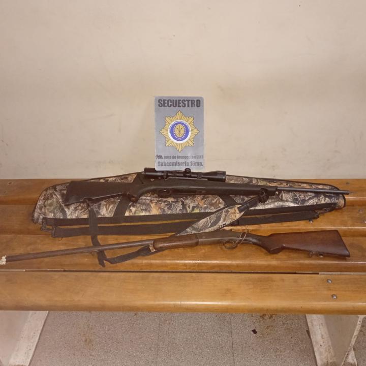 Secuestran dos armas de fuego tras requisa voluntaria en nuestra ciudad