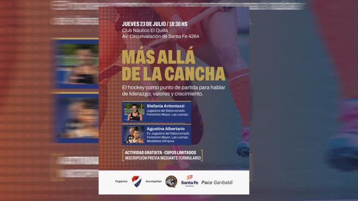 Las Leonas Agustina Albertario y Stefania Antoniazzi encabezarán un encuentro sobre liderazgo y trabajo en equipo en Santa Fe