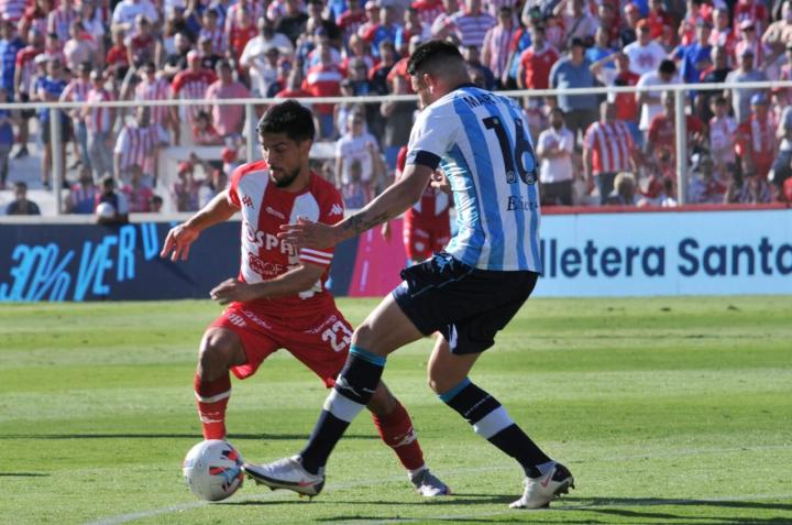 Unión no logró aguantar el resultado y empató con Racing 