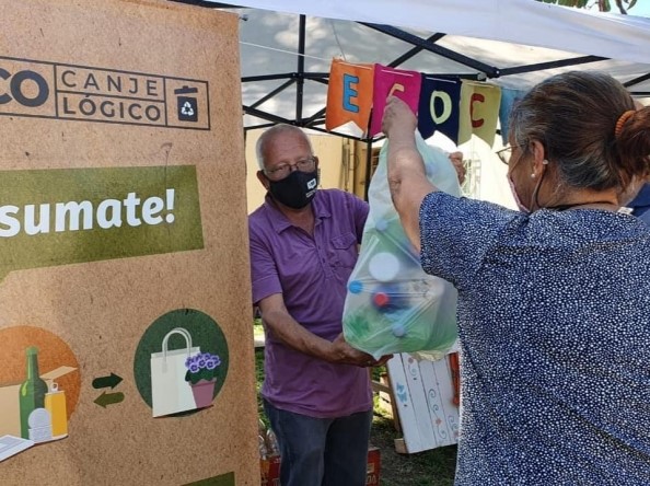 Este martes se realizará una jornada de canje ecológico en la Plaza Mario David 