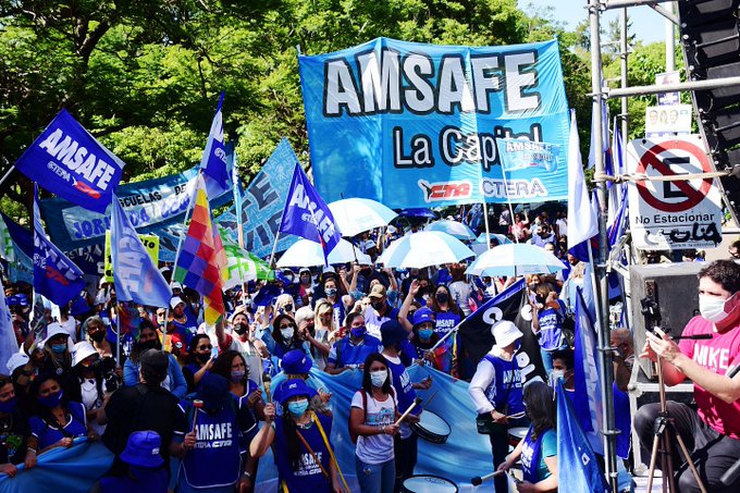 Amsafé rechazó la propuesta del gobierno y hay medidas de fuerza