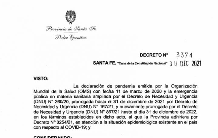 El gobernador firmó el decreto que impone el límite de 500 personas para eventos en lugares abiertos o cerrados