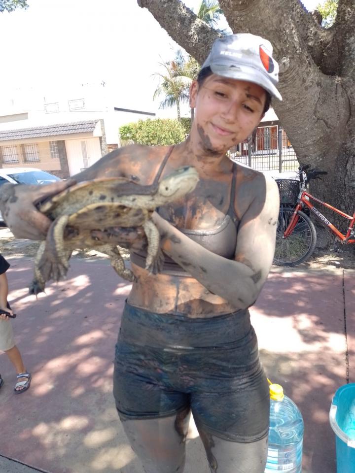 Nueva jornada de rescate de animales en la Laguna Bedetti