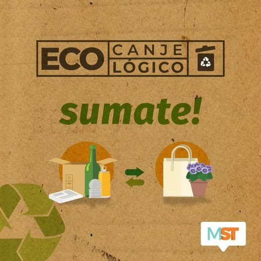 Este jueves se realizará una nueva jornada de canje ecológico en nuestra ciudad  