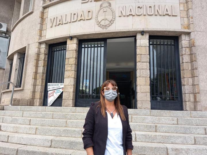 Giselle Miravete solicitó información a Vialidad Nacional