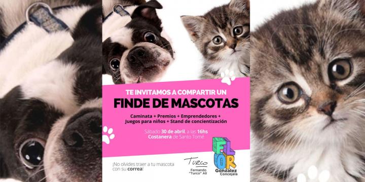 Organizan un encuentro mascotero en la Costanera santotomesina