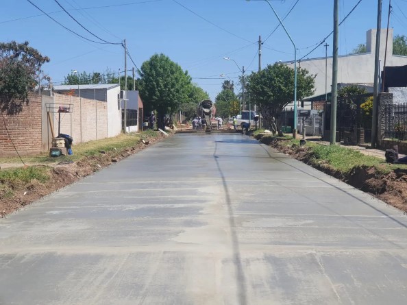 El próximo viernes el intendente se reunirá con los vecinos de la obra de pavimento de hormigón