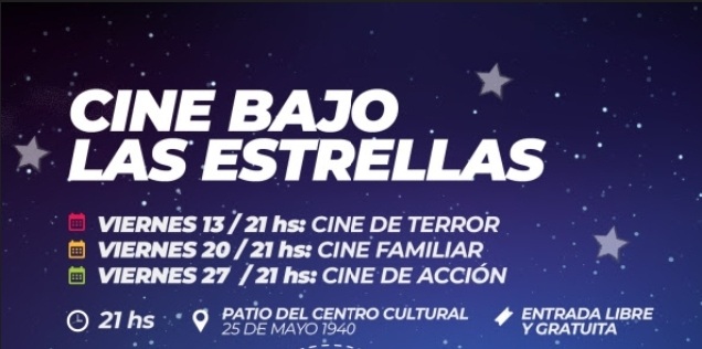 Una nueva propuesta para los santotomesinos: Ciclo de Cine bajo las estrellas