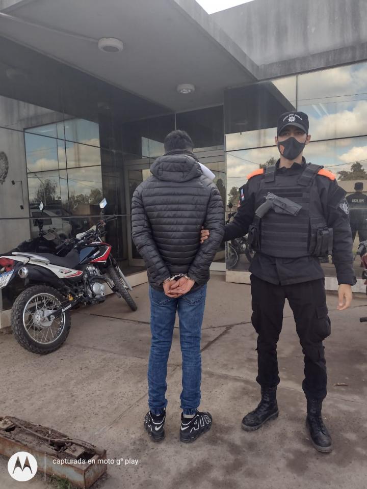 Joven detenido por conducir una moto con numeración adulterada