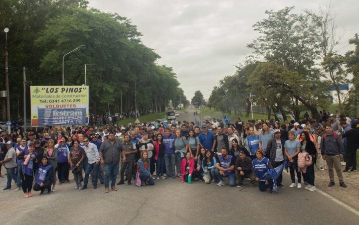 Festram destacó la masiva convocatoria de trabajadores y trabajadoras en los cortes de ruta