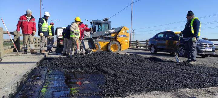 Vialidad Nacional finalizó los trabajos en el Puente Carretero 
