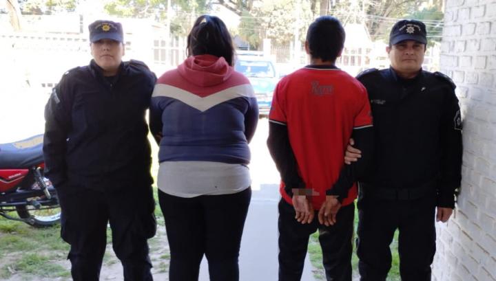 Dos personas fueron detenidas luego del allanamiento