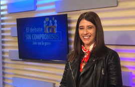 Josefina Viano participó en el debate de candidatos a Concejales de Santo Tomé. 