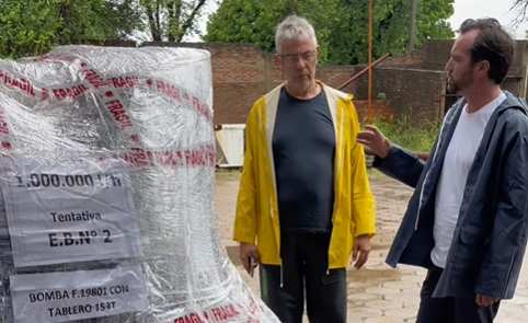 El Intendente anunció el aumento de la capacidad de bombeo en Santo Tomé 