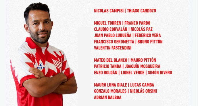 Unión dio a conocer la lista de convocados para el partido frente a Estudiantes