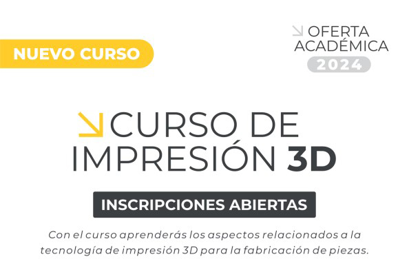 Curso de Impresión 3D, otra de las propuestas de capacitación que ofrece el IFEE 