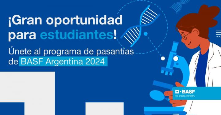 Atención estudiantes de Santo Tomé: BASF lanza una nueva edición del Programa de Pasantías 2024