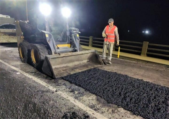 Vialidad finalizó las tareas de reparación en las rampas del Puente Bailey