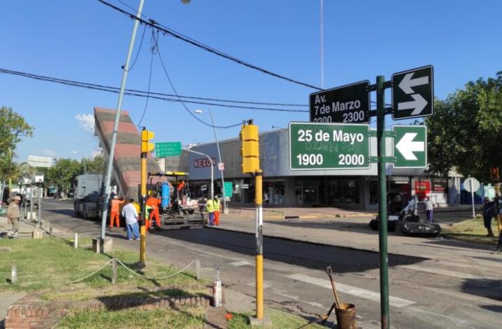 Bacheo en Av. 7 de Marzo: esta semana está previsto el comienzo de los trabajos