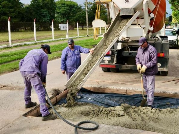 La Municipalidad puso en marcha un Plan Integral de Bacheo