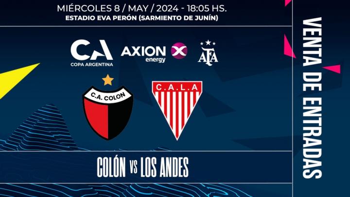Sigue abierta la venta de entradas para el debut de Colón en Copa Argentina