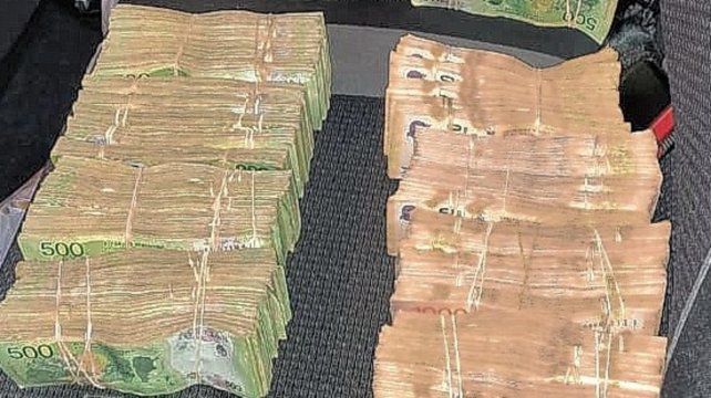 Autopista: secuestraron casi 4.500.000 de pesos en efectivo