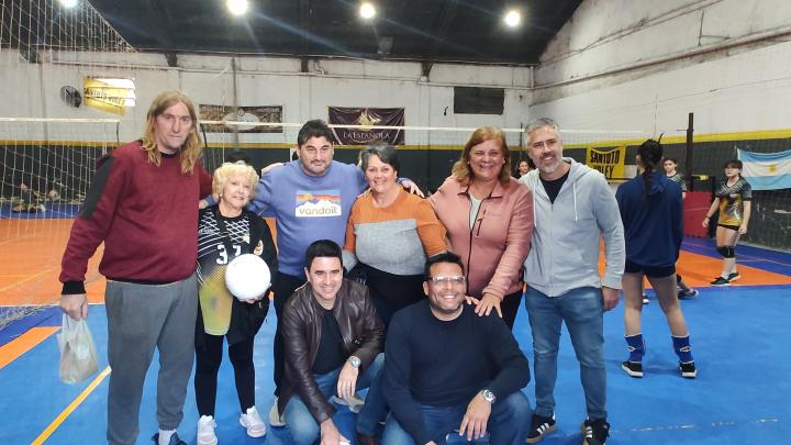 Alvizo y Zamora visitaron Santoto Voley