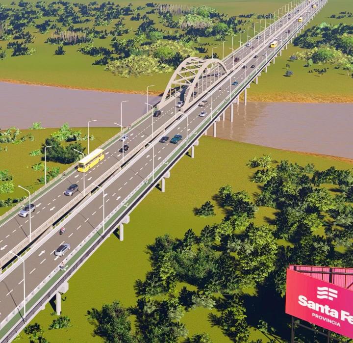 Así se vería el nuevo puente una vez finalizado