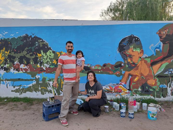 Inauguración del mural “HERENCIA EN USO” en el CLUB NAUTICO SANTO TOME