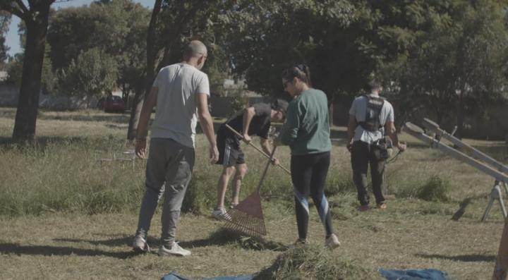 Vecinos de barrio Lourdes recuperaron su plaza mediante una jornada de trabajo comunitario