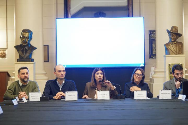 Clara García y Mariano Cuvertino participaron de la actividad