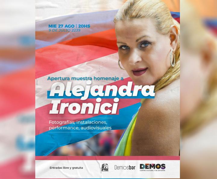 El Centro Cultural y de Estudios DEMOS inaugura una muestra colectiva en homenaje a la activista Alejandra Ironici