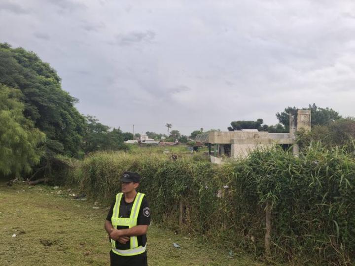 El lugar donde se halló el cuerpo en avanzado estado de descomposición