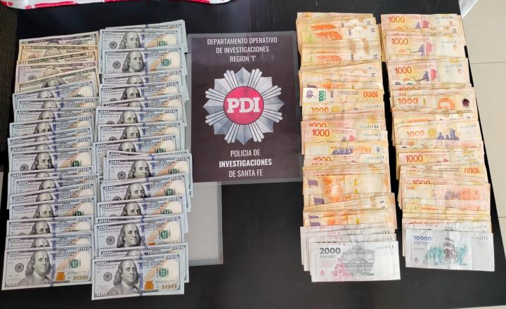 Material secuestrado en los allanamientos