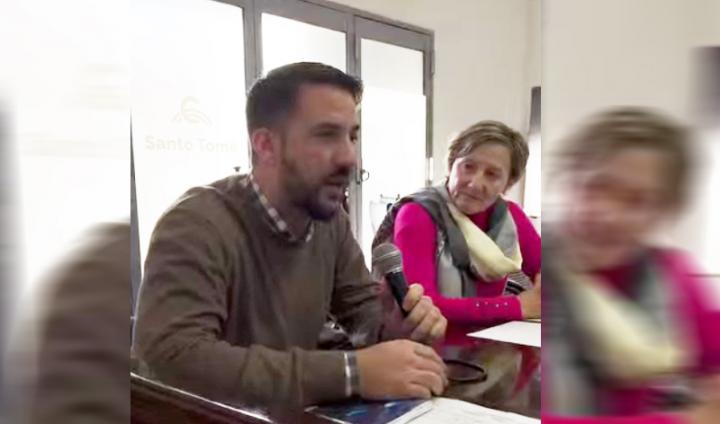 Gabriel Benassi expuso en nombre de Asteom ante los concejales