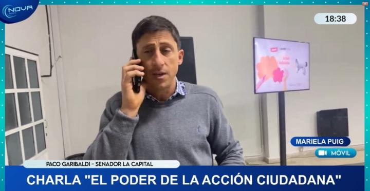 El senador por La Capital estuvo en Santo Tomé promoviendo la participación ciudadana