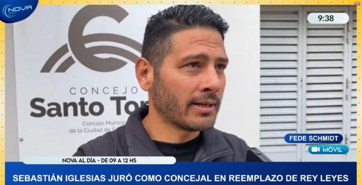 Sebastián Iglesias asumió como Concejal de la ciudad