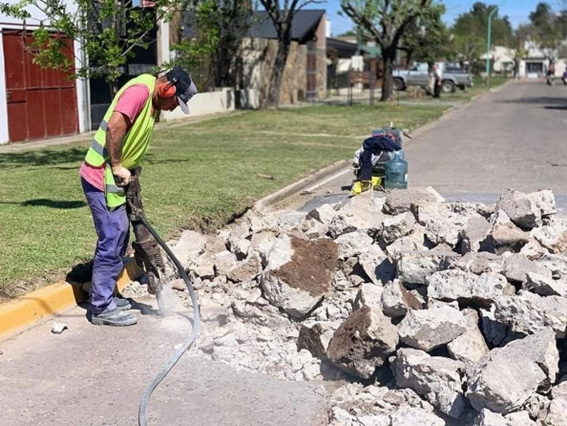 El Plan Municipal de Bacheo sigue avanzando 